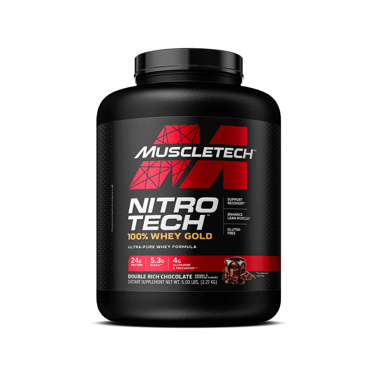 NITRO TECH WHEY GOLD 5.03 LBS DOUBLE RICH CHOCOLATE · DOUBLE RICH CHOCOLATE