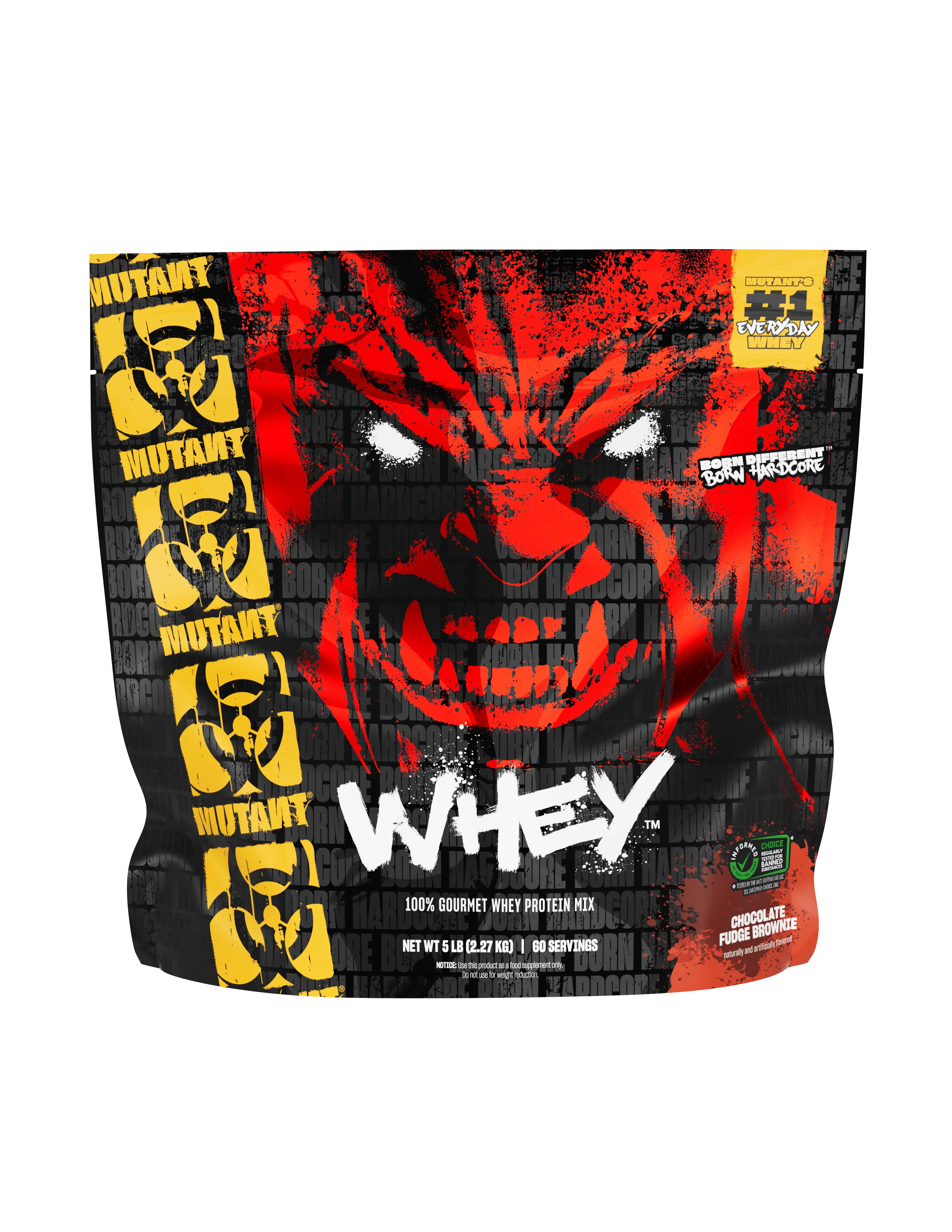 MUTANT WHEY 5 LBS CHOCOLATE FUDGE BROWNIE · CHOCOLATE FUDGE BROWNIE