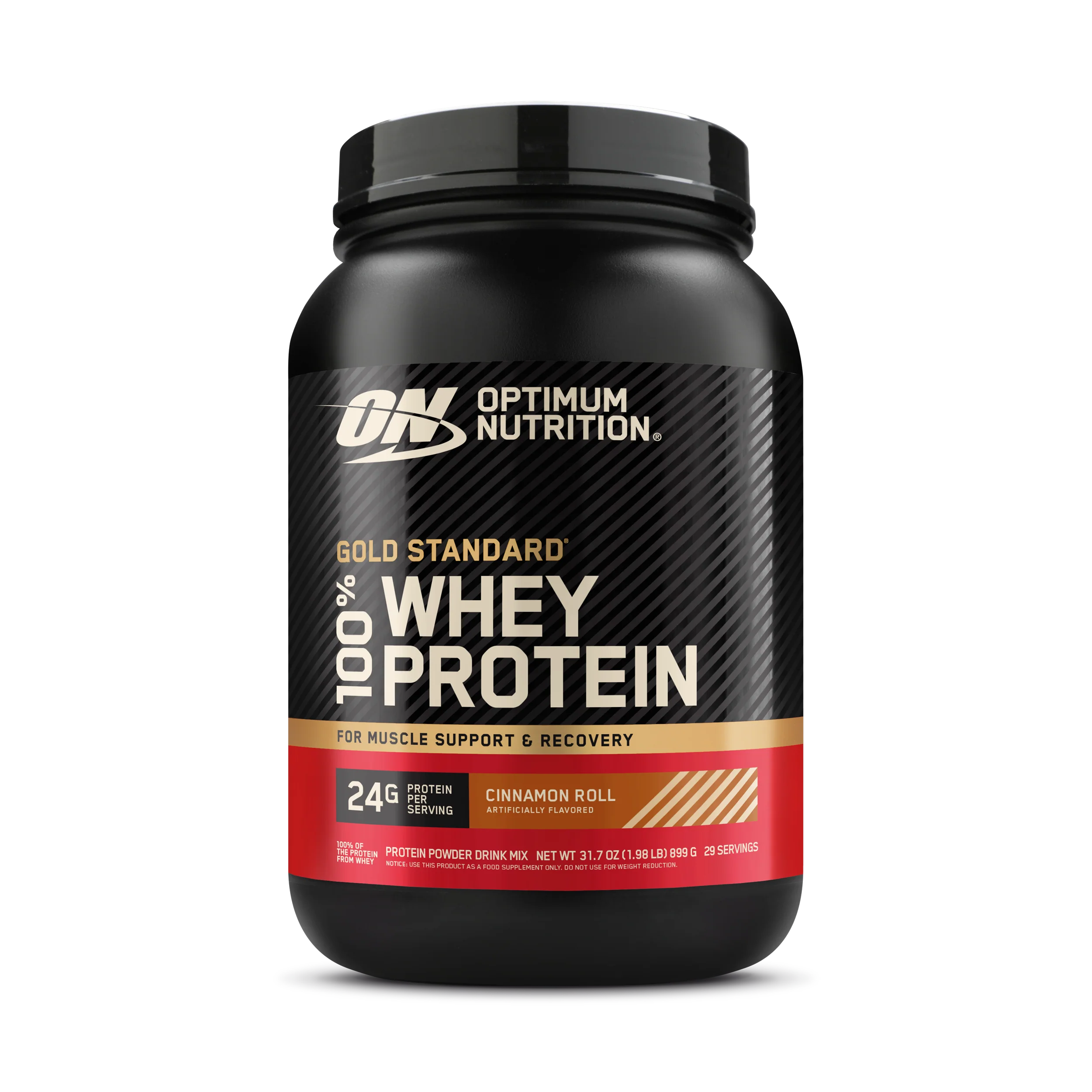 100 WHEY GOLD STD 1.98 LBS CINNAMON ROLL · CINNAMON ROLL