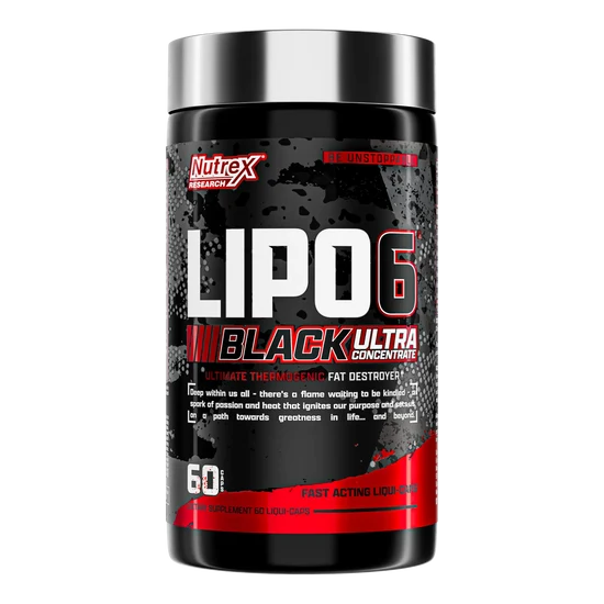 LIPO 6 BLACK UC 60 CAPS ROJO · ROJO