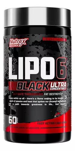 Ultra lipo 6 black 60 capsulas-Nutrex