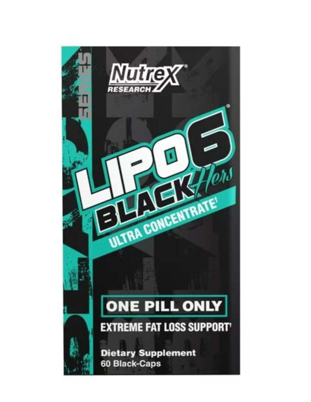 Ultra lipo 6 black hers 60 capsulas-Nutrex