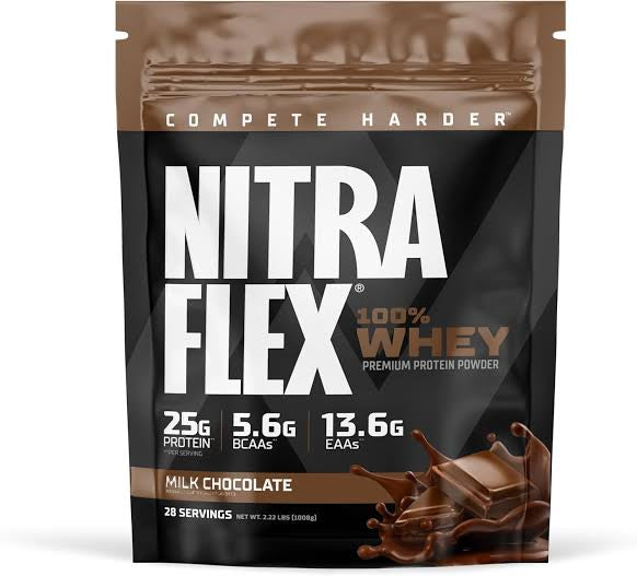 Nitraflex 100% whey 2.22 libras-Gat sport