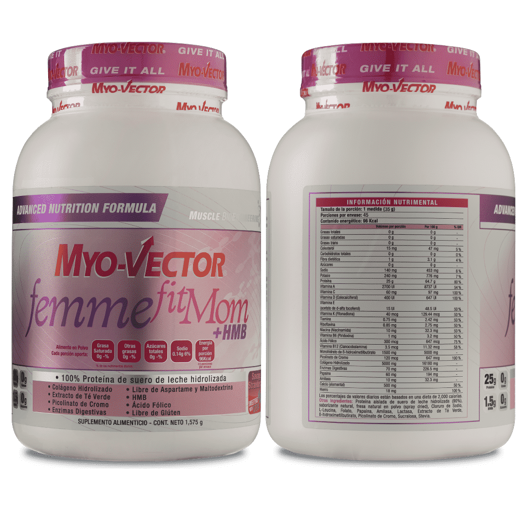 Myo vector femme fit mom + HMB 50 servicios-Myo vector