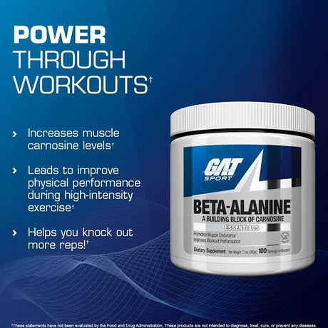 Beta alanina powder 100 servicios-Gat sport