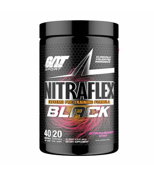 Nitraflex black 40/20 servicios - GAT SPORT