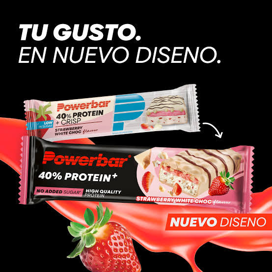 Powerbar 40% protein 12 piezas+ crisp - Powerbar