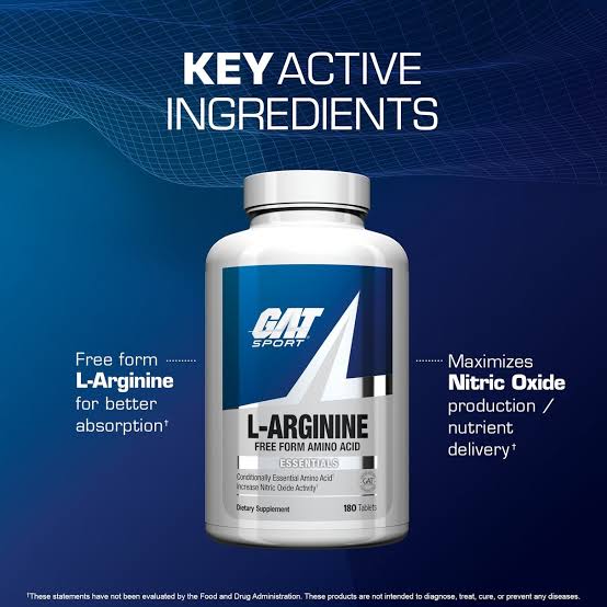 L arginina 180 capsulas-Gat sport